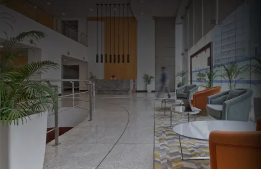 A group of people participating in a community cleanup initiative, carrying large sacks for waste collection as they walk along the street, promoting environmental responsibility