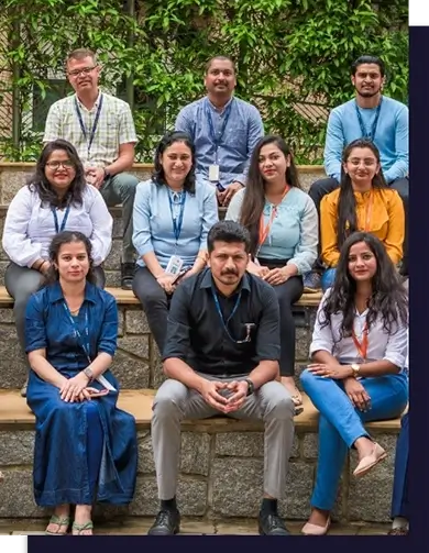 Employee’s of Syngene sitting together.